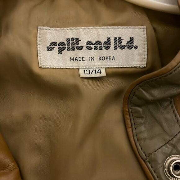 Vintage leather jacket Split end ltd. Y2k 90s • unisex - Picture 4 of 11